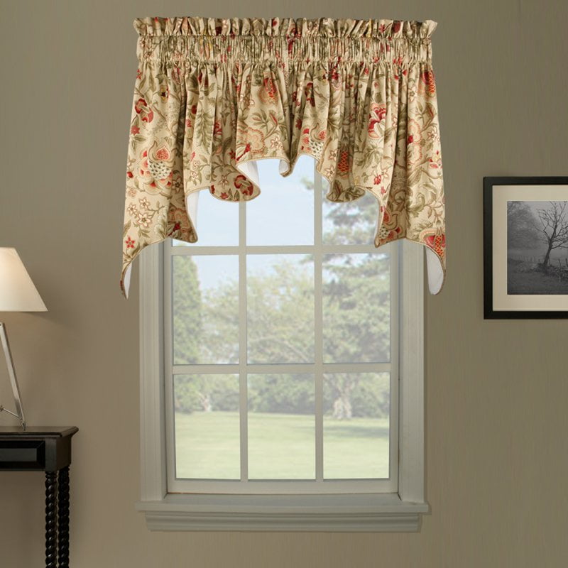 Ellis Curtain Paisley Prism Lined Arch Valance - Antique - Walmart.com