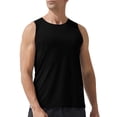 thumbnail image 2 of pstuiky Camisetas sin mangas para hombre, Malla transpirable de verano, ideal para fitness, deportes, running y para absorber el sudor, ideal para entrenar los músculos de los hombres. l, 2 of 9