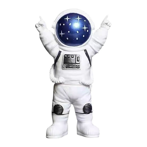 XIANXIAN Astronaut Figurines Cake Topper Outer Space Cake Decoration Spaceman Model Display Miniature Astronaut Action Figure Statue for Kids Party Gift Decor