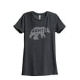thumbnail image 1 of Thread Tank Auntie Bear Women's Fashion Relaxed Crewneck T-Shirt Tee Charcoal Small, 1 of 5