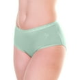 thumbnail image 4 of Angelina Women's Cotton Mid-Rise Brief Panties with Scalloped Waistband (12-Pack), 4 of 7