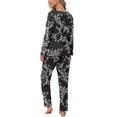 thumbnail image 4 of Anygrew Women's Pajamas Set Long Sleeve Shirts and Long Pants 2 Piece Pjs Sleepwear with Pockets, 4 of 8