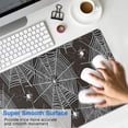 thumbnail image 4 of Long Mouse Pads for Desk,Spider Web and Spiders Halloween Pattern Desk Mats on Top Of Desks, Desk Mouse Pad Extra Large with 3mm Non-Slip Base and Stitched Edge for Gaming,Office,Work,Home 31.5x11.8in, 4 of 5