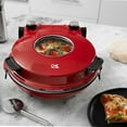 thumbnail image 6 of Kalorik Hot Stone Pizza Oven, in Red (PZM 43618 R), 6 of 12
