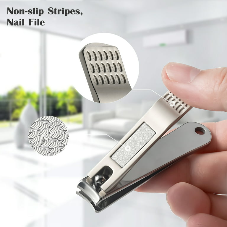 Nail Clippers Set, Sharp Stainless Steel Fingernail Clipper & Toenail  Clippers, Nail Cutter, Large And Small 2 Piece Set