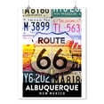 thumbnail image 2 of Albuquerque, New Mexico, Route 66, License Plates (9x12 Wall Art Print, Home Decor), 2 of 3