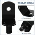 thumbnail image 2 of Display Cabinets Pegs Cupboard Support Pin for Bookshelves Cold Rolled Steel Prevent Shaking 40Pcs, 2 of 3