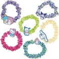 thumbnail image 6 of 6 Pack Scrunchie Hair Tie Set, Sanrio Hello Kitty and Friends, 6 of 6