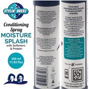 Stylin Dredz Moisture Splash Conditioning Braid Spray and Dreadlock Moisturizer Spray - 350 ml Pack of 2