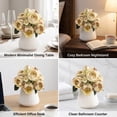 thumbnail image 4 of huayou Fake Flowers for Home Decor, Artificial Floral Arrangement for Table Vase, Ideal for Home Office Wedding Decoration, Indoor Outdoor Home Garden Party Yard Lawn Wall Porch, 4 of 7