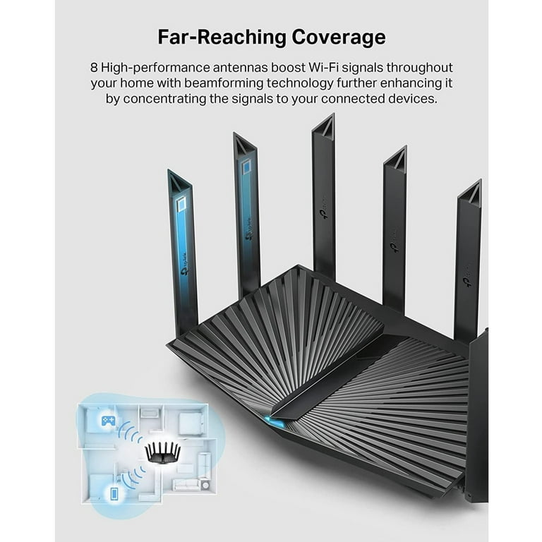 TP-Link AX6000 Wi-Fi 6 Router, 8-Stream, 2.5G Port, Powerful CPU