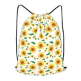 thumbnail image 1 of XMXT Waterproof Gym Bag, Sunflower Flower Background Drawstring Backpack for Men, s Multicolor, 1 of 8