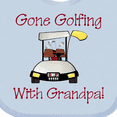 thumbnail image 4 of Inktastic Gone Golfing with Grandpa Boys Baby Bib, 4 of 4