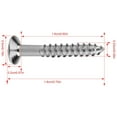 thumbnail image 5 of 40 Pcs Guitar Pick Up Screws, Guitar Humbucker Pickup Screws Set Kit Ring Mounting Screws, 5 of 5