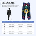 thumbnail image 4 of Lsque Colorful Mexican Flower Print Men's Pajama Pants, Lounge Pant - Comfortable Home Wear,Elastic Waistband, Stylish Design-XX-Large, 4 of 9
