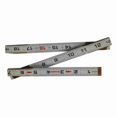 Westward Folding Rule,72 in.,Standard 30PC13