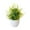 Yellow, variant on 8.6 Inch Artificial Potted with Purple Leaves, Realistic Greenery for Indoor Home Decor, Living Room Bathroom Office Desk Tabletop Farmhouse Shelf Decorations