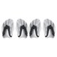 thumbnail image 3 of Wosthever 1 par de guantes de entrenamiento de paletas de mano para natación, accesorios de postura de natación de espalda de plástico Gris-plata 2Conjunto, 3 of 6