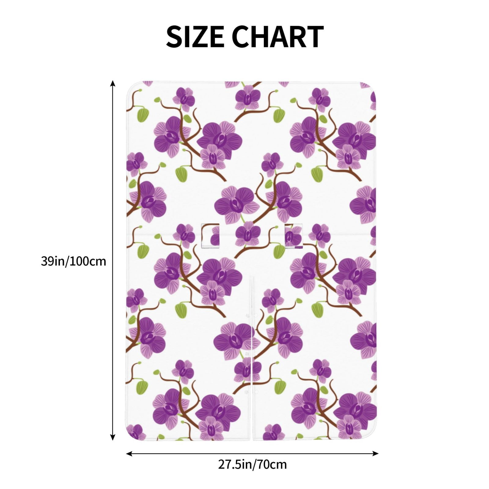 Naloa Orchids Flowers Baby Car Seat Cover, Breathable Baby Carrier Cover, Multiuse Baby Carrier Cover & Nursing Breastfeeding Cover