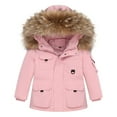 thumbnail image 6 of Odeerbi Toddler Boys Girls Ski Sui Waterproof Snowsuits Winter Down Jacket 2025 Fashion Solid Color Down Jackets Keep Thickening Warm Outdoor Coat Jumpsuit Set Pink 3-4 Years, 6 of 9