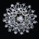 thumbnail image 4 of Broche De Flor Brillante Broche De De Imitación De Cristal Decoración Nupcial Ramo De Insignia Salvador Broche nupcial, 4 of 5
