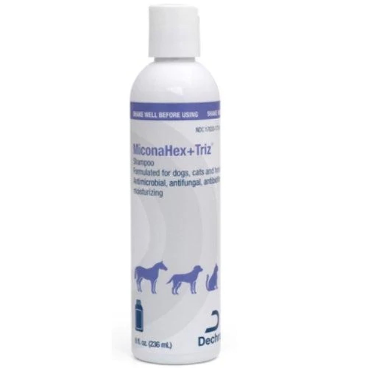 Dechra Miconahex + Triz Pet Shampoo for Dogs Cats Horses 8 oz