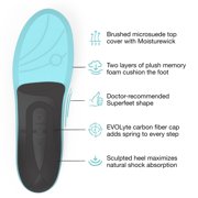 Superfeet Casual Support Insoles (Everyday) - Trim-To-Fit Orthotic Shoe Inserts with Memory Foam Cushion - Professional Grade - 9.5-11 Men / 10.5-12 Women