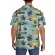 thumbnail image 3 of Fotbe Hawaiian Style Camisa Estampada de Manga Corta para Hombre, Casual de Verano, Estilo Playero, Sin Arrugas-XX-Large, 3 of 5