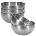 thumbnail image 1 of Set de 5 bowls de acero inoxidable Huakaile de 760 ml, aislantes del calor, 1 of 7