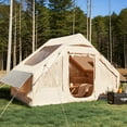 thumbnail image 3 of EROMMY 3-4 Person Inflatable Tents for Camping with Large Rainproof Cover, Blow-Up Tent with Hand Pump, Easy Setup Tent House, Air Tent for Camping Adult,Beige, 3 of 12