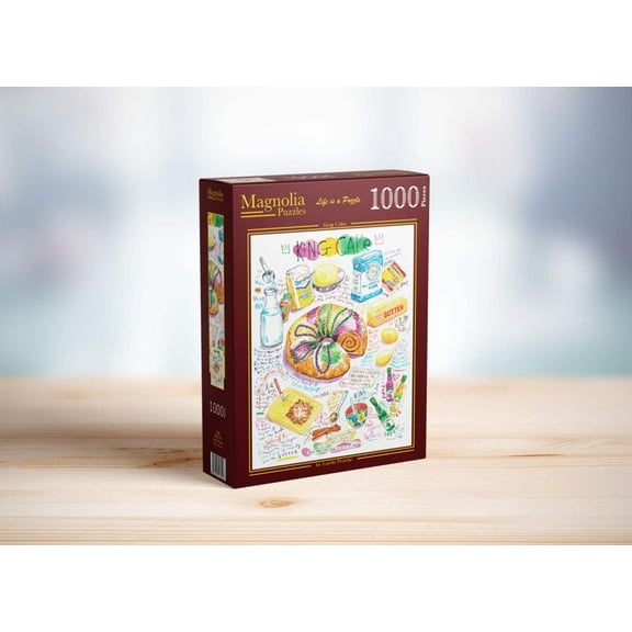 Magnolia King Cake Jigsaw Puzzle