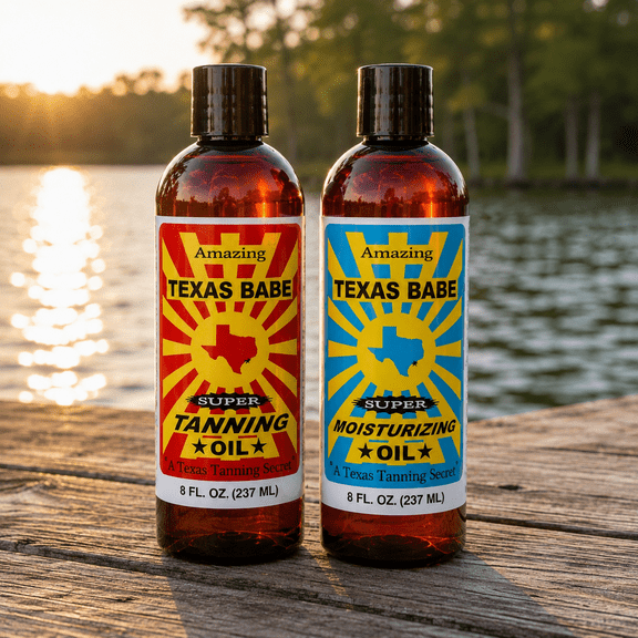 Texas Babe Tanning & Moisturizing Oil - 2 Pack - All Natural