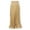 Gold, variant on Female Skirts Sequin Skirt Plus Size Long Women's Elastic Waist Satin Metallic Pleated Long Swing Skirt
