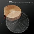 thumbnail image 6 of Round Wood Measuring Tool Center Locate Draw Circle Turning Centering Ruler for Making Musical Instruments, Handicrafts, Handmade DMY, Furniture, 6 of 8