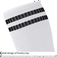 thumbnail image 6 of 1Pair Anti-Slip Athletic Sock for Men, Stocking, Trainning Sock for Football White Adult 36-45, 6 of 7