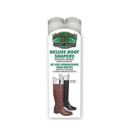Moneysworth & Best Deluxe Boot Shapers/Trees w/Hanger Hook - 1 (Best Tree Climbing Boots)