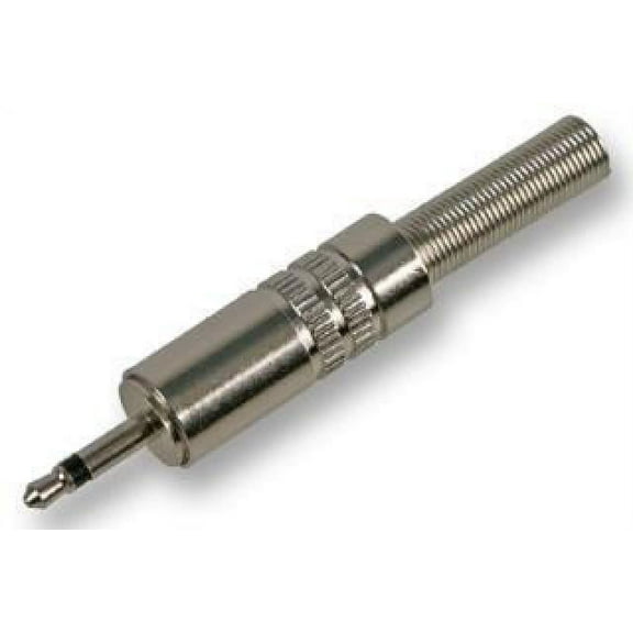 PRO SIGNAL - 2.5mm Jack Plug, Mono, Metal, 2 Pack