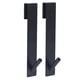 thumbnail image 2 of Gancho De Acero Inoxidable, Gancho Para Puerta De Ducha De 18x3 Cm, Impermeable, Conveniente, Resistente Y Duradero Para Puerta De Vidrio Sin Marco Para Puerta De Baño ANGGREK Negro, 2 of 8