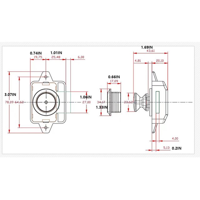 Verrou à Bouton-Poussoir pour Porte RV Résistant aux Déchirures Anti-Corrosif Verrous de Porte RV Modifiés Outil de Verrouillage Robuste avec Vis
