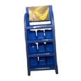 thumbnail image 3 of FashionCha Miniature Oil Rack 1/64 Scale Car Oil Display Rack Ornament Resin Auto Shelf Model Realistic Workshop Accessory Suitable for Collectors Repair Shop Display blue, 3 of 8