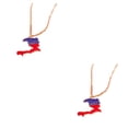 thumbnail image 1 of Qarigey Accesorio de moda Collar de cadena para mujer con estilo Hip Hop Colgante Accesorio elegante Collar de acero inoxidable Collares Sonia Sonia Fondo Marino 2piezas, 1 of 6