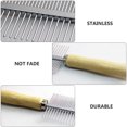 thumbnail image 4 of 2 Pcs Peigne en Bois Naturel pour Animaux de Compagnie Outil de Toilettage pour Animaux de Compagnie, 4 of 7