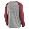 thumbnail image 3 of Men's Darius Rucker Collection by Fanatics  Heather Gray Philadelphia Phillies Raw Edge Raglan Long Sleeve Baseball, 3 of 4