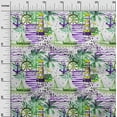 thumbnail image 3 of oneOone Cotton Cambric Purple Fabric Ocean Lighthouse Sewing Craft Projects Fabric Prints By Yard 56 Inch Wide, 3 of 6