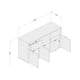 thumbnail image 5 of Mueble para sala Lima Miel Loomber, 5 of 5