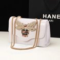 thumbnail image 2 of Bolso cuadrado de moda europea para mujer, novedad de Corea del 2024, bolso cruzado con cadena para mujer, bolsos de mensajero, bolso de mano de cuero para mujer, 2 of 5