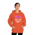 thumbnail image 4 of Bougie Trash Unisex Hooded Sweatshirt Where Classy And Hood Meet, 4 of 9