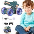 thumbnail image 2 of BINGLI Toys for Kids 6-12 Remote Control Car Boat Gifts for Boys 5+ Year Old Amphibious RC Gesture Stunt Water Squirt Tank with Lights & Self-Dispensing Cool Outdoor Summer Beach Pool Toy, 2 of 6
