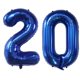 thumbnail image 1 of 40 Pulgadas 20 Números De Globos Azul Marino Número 20 Globos Autosellantes Para Decoraciones Y Suministros De Fiesta De Cumpleaños Decoración De Fiesta De Aniversario (Azul Marino 20), 1 of 7