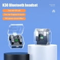 thumbnail image 1 of Auriculares Inalámbricos True, Auriculares Bluetooth k30 fone auriculares Bluetooth inalámbricos con micrófono para pantallas LED auriculares Bluetooth inalámbricos, 1 of 9